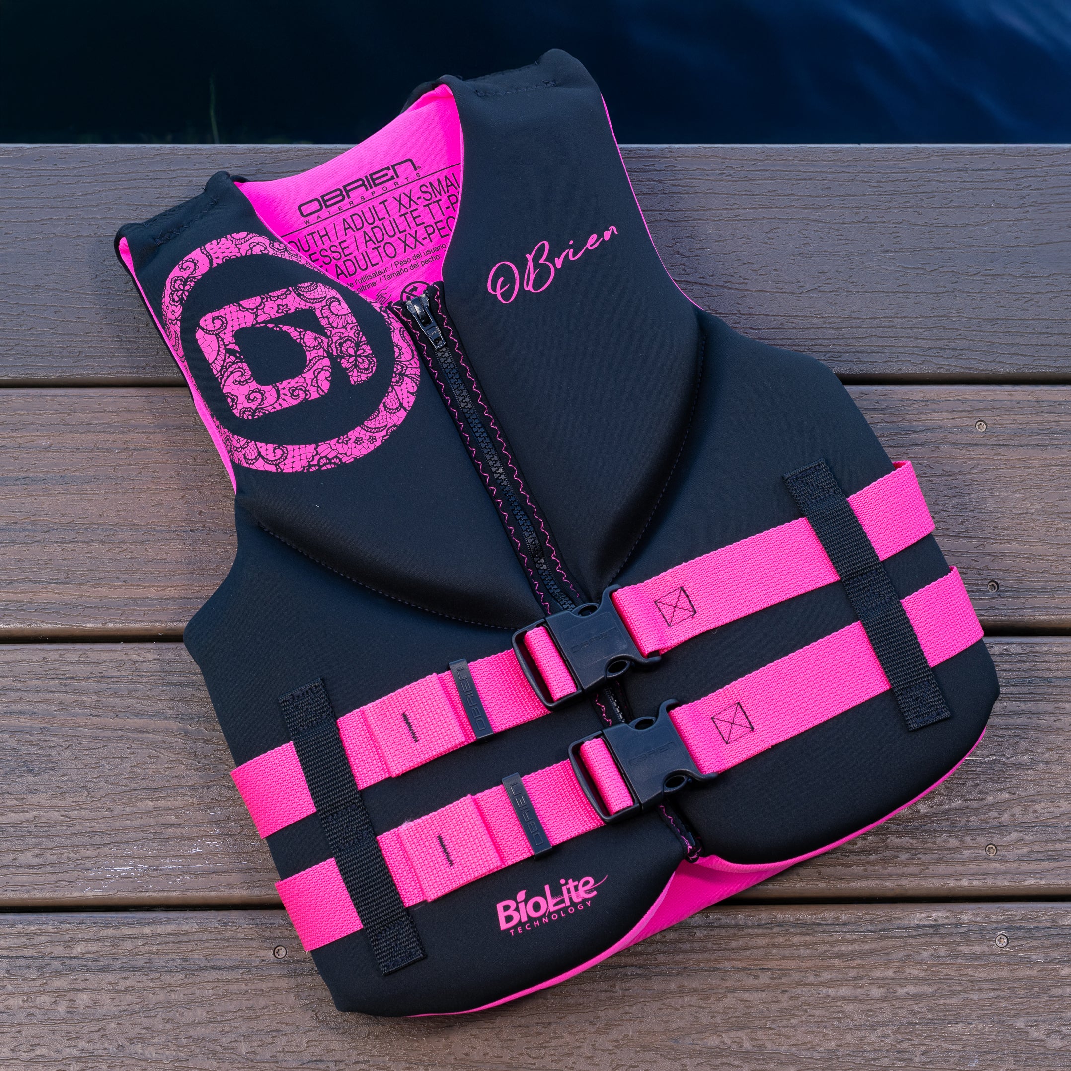 O'Brien Junior Life Jacket - Pink - Image 3