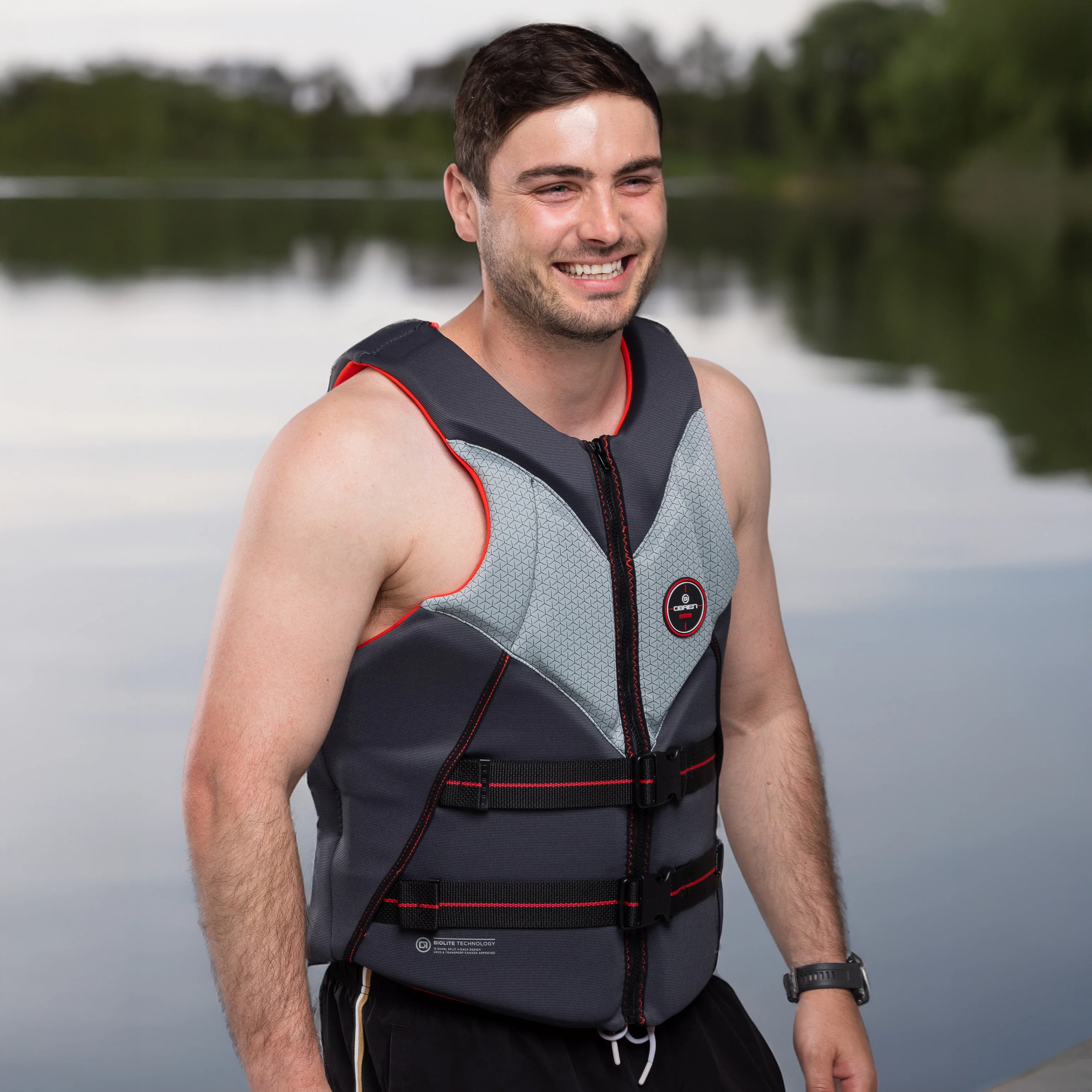 O'Brien Men's Aviator Life Jacket - Red - Image 4