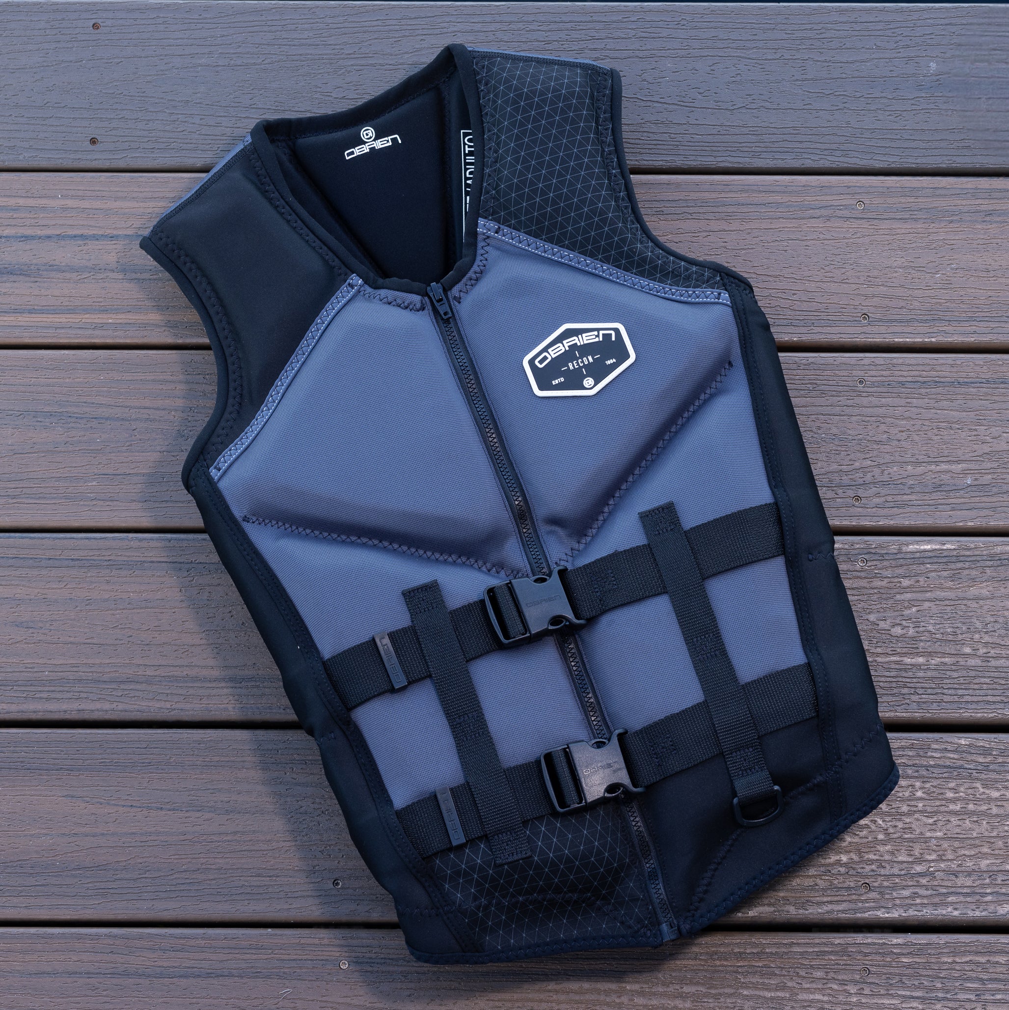 O'Brien Men's Recon Life Jacket - Black - Image 3