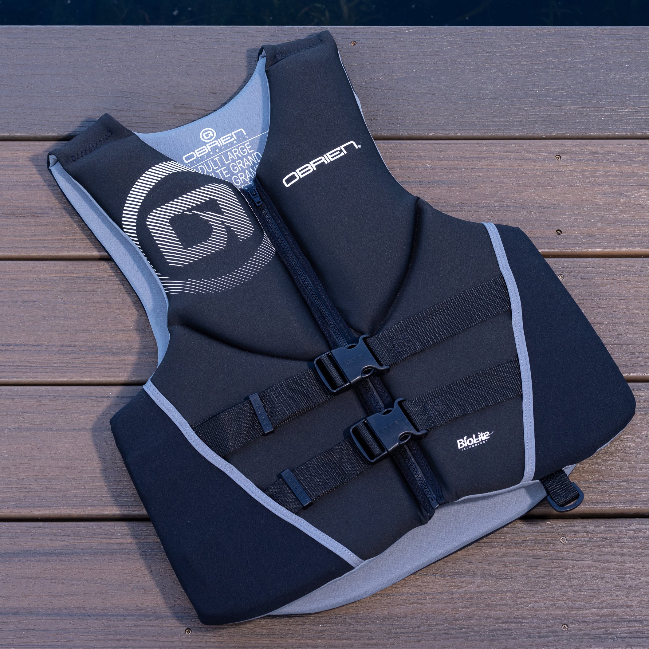O'Brien Men's Traditional RS Life Jacket - Black - Image 2
