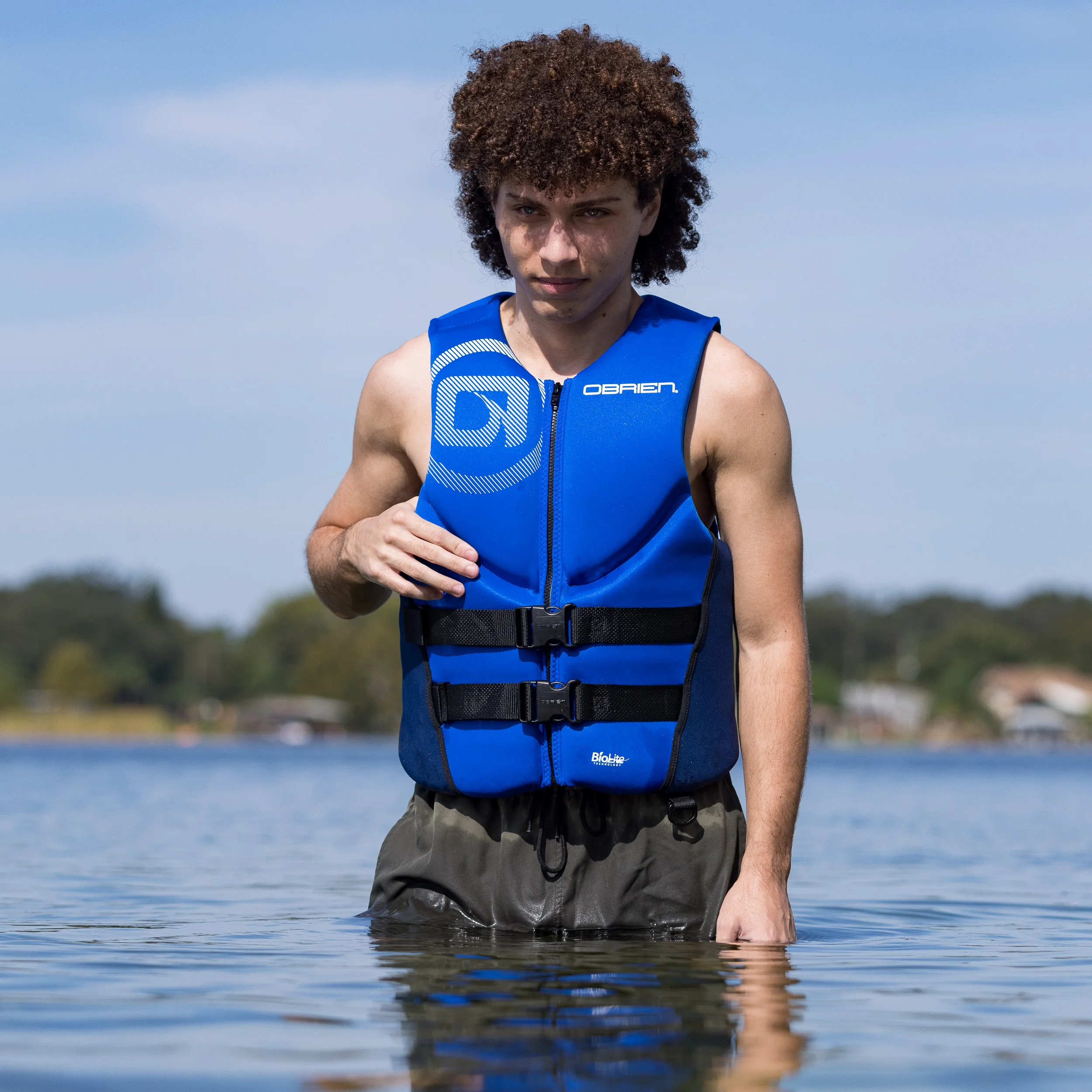 O'Brien Men's Traditional RS Life Jacket - Blue - Image 4