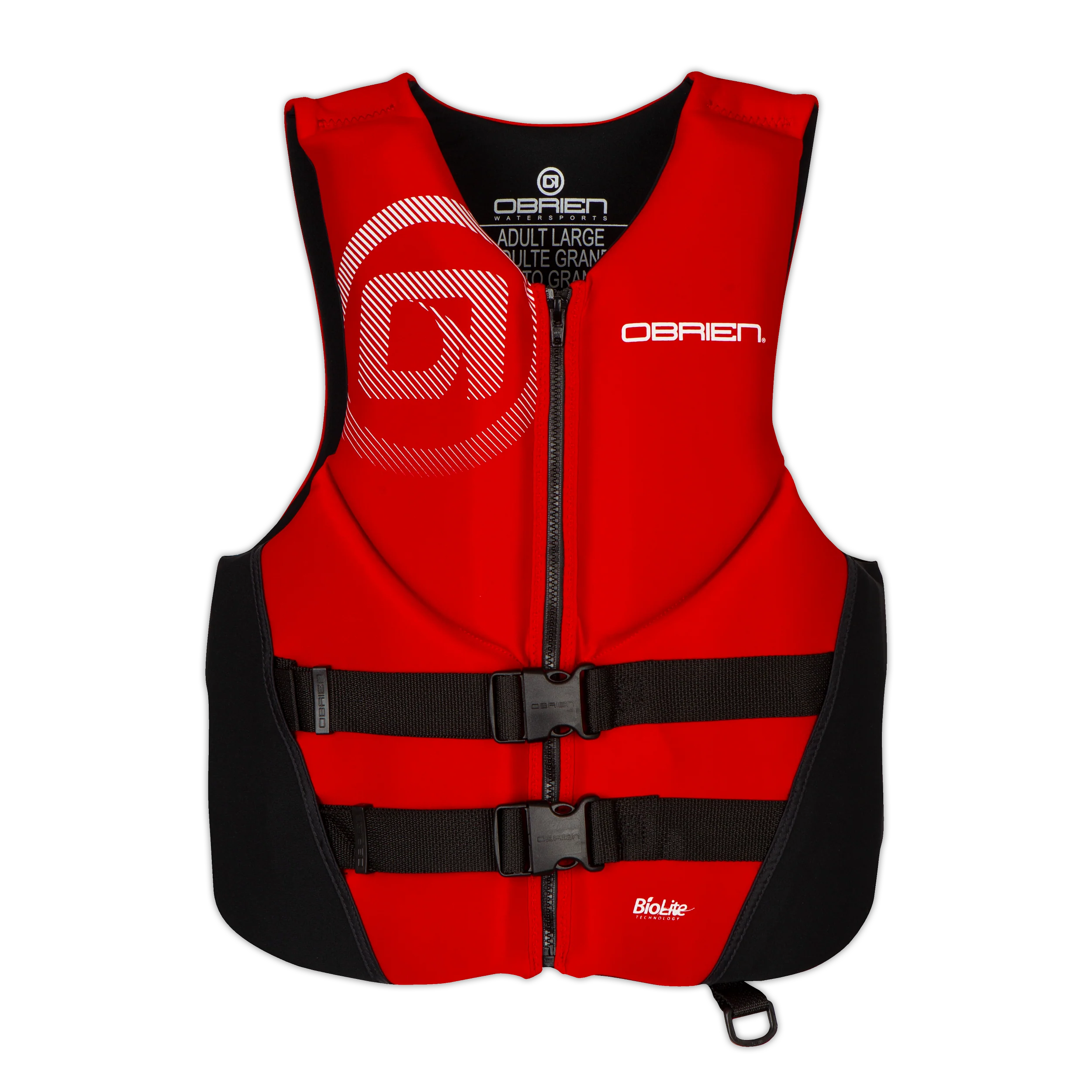 O'Brien Men's Traditional RS Life Jacket - Red