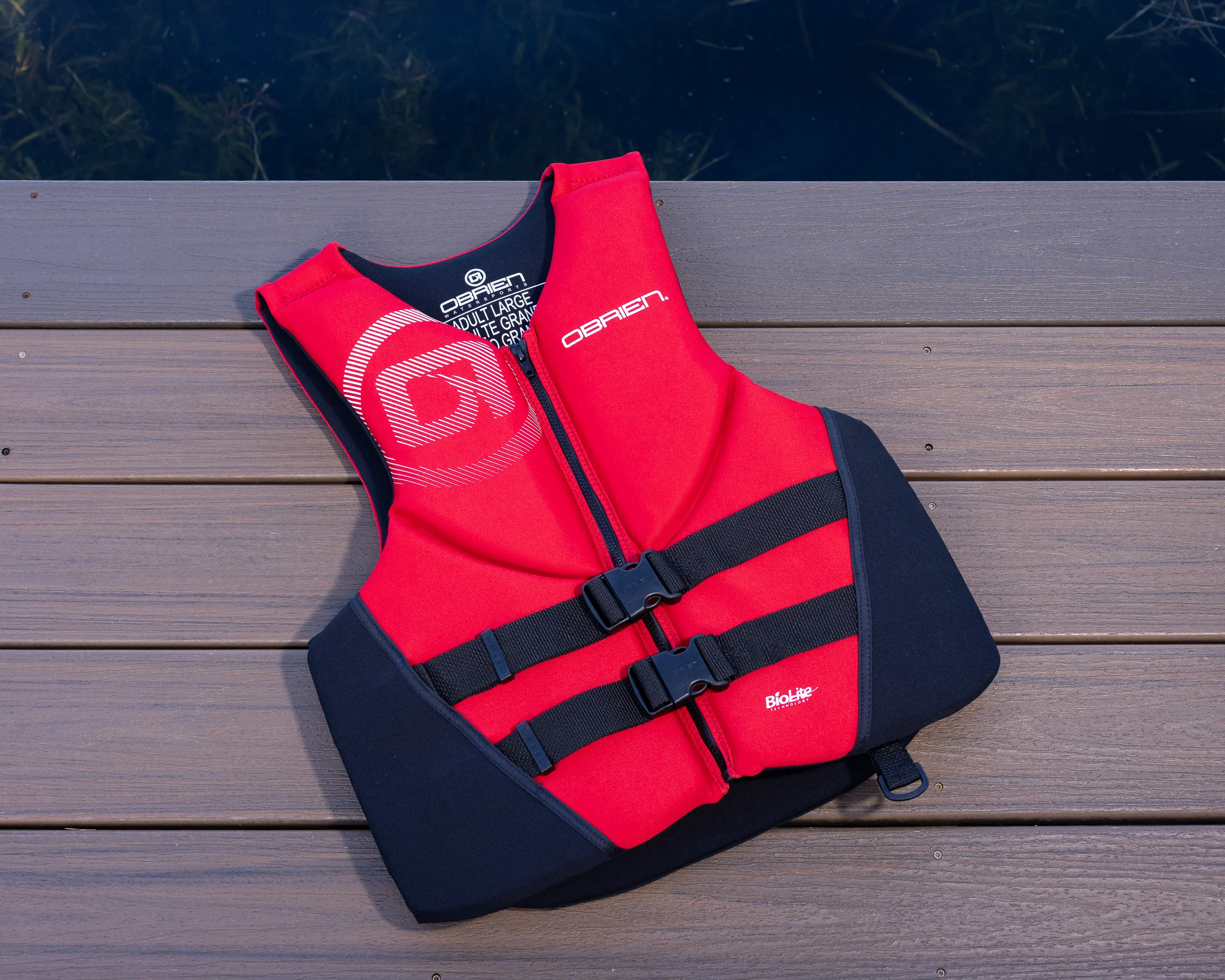 O'Brien Men's Traditional RS Life Jacket - Red - Image 2