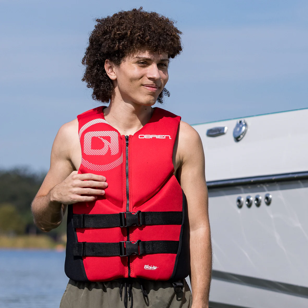O'Brien Men's Traditional RS Life Jacket - Red - Image 3
