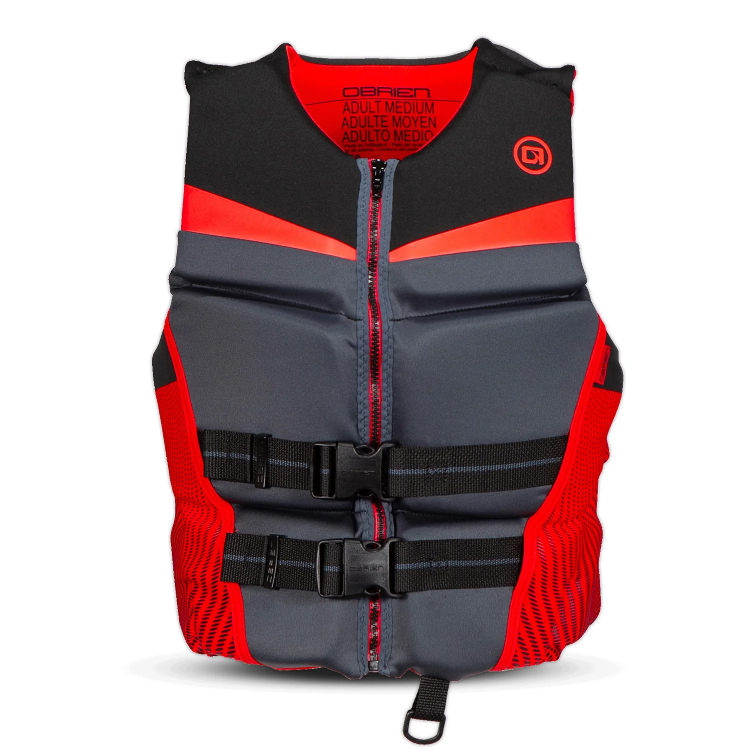 O'Brien Men's V-Back - Black / Red