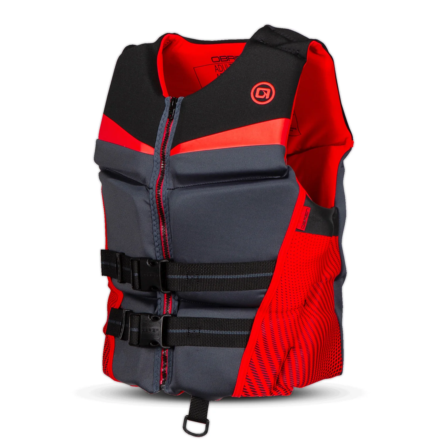 O'Brien Men's V-Back - Black / Red - Image 3