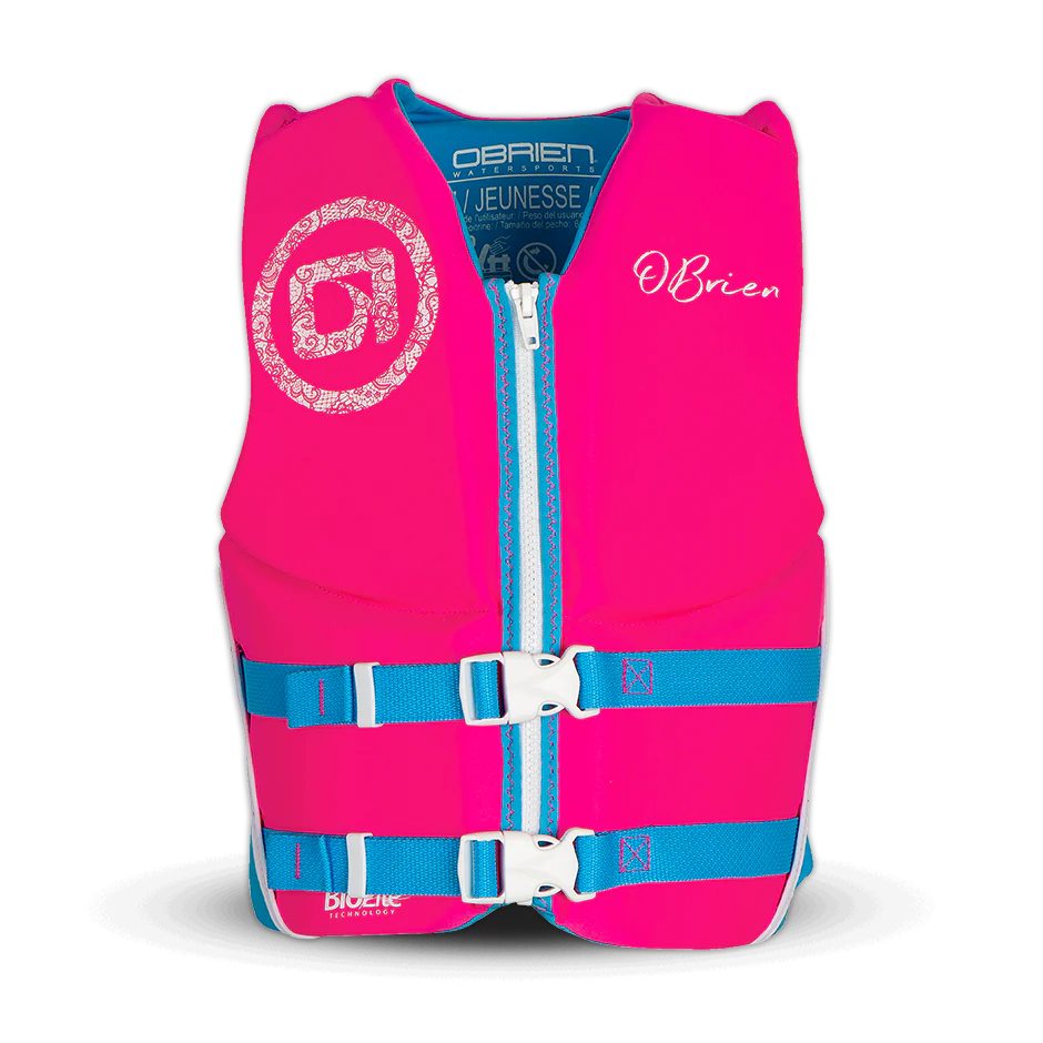 O'Brien Traditional Youth Life Jacket - Pink