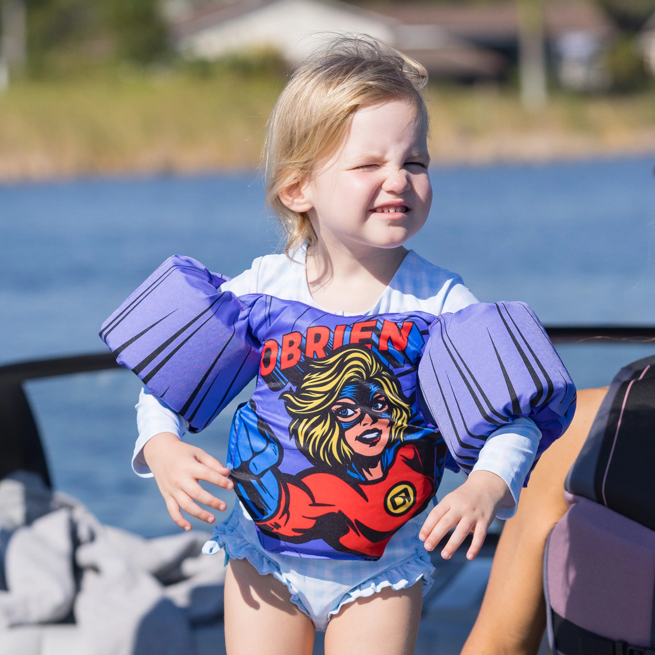 O'Brien Water Bug Child Life Jacket - Purple - Image 3