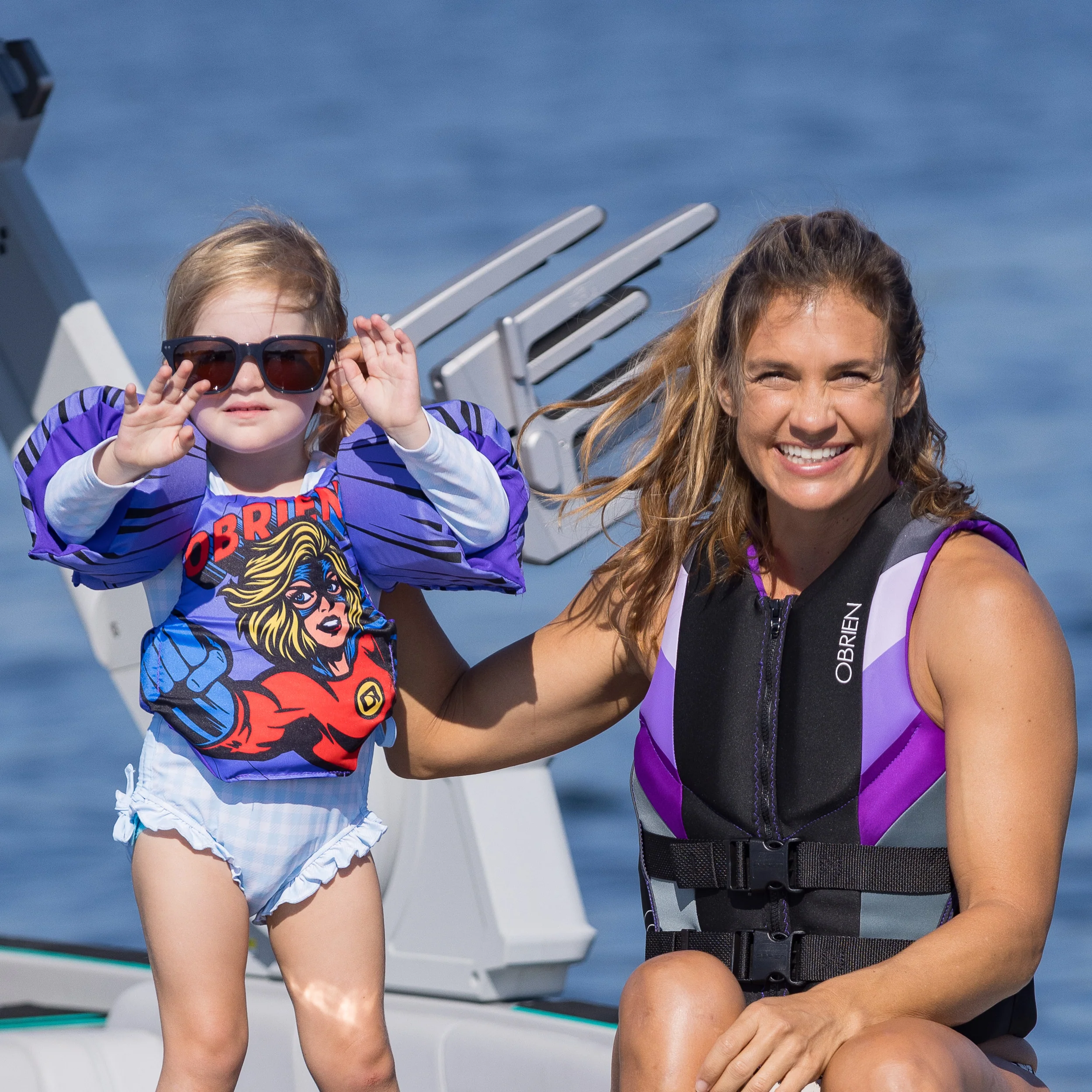 O'Brien Water Bug Child Life Jacket - Purple - Image 6