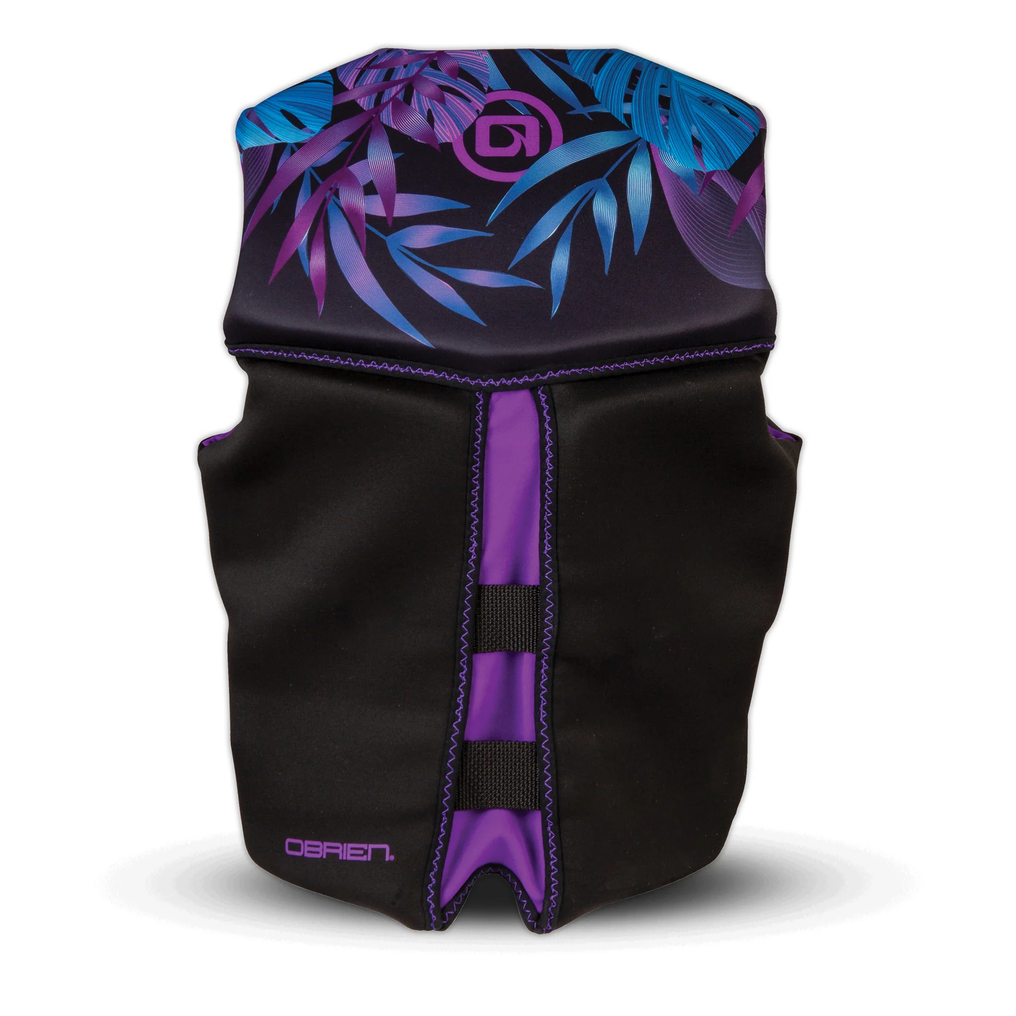 O'Brien Women's V-Back Life Jacket - Purple Floral - Image 2