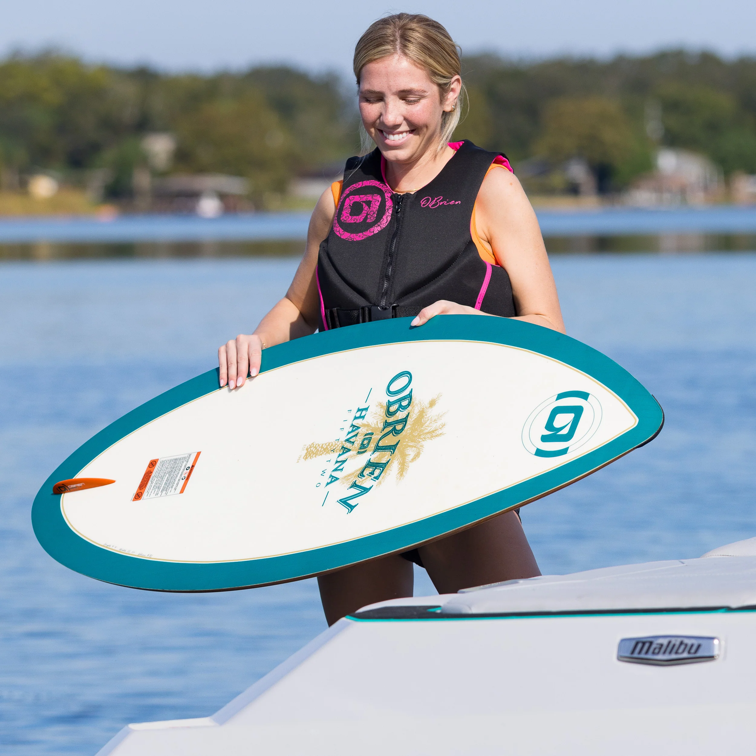 O'Brien Women's Traditional Life Jacket - Pink - Image 7