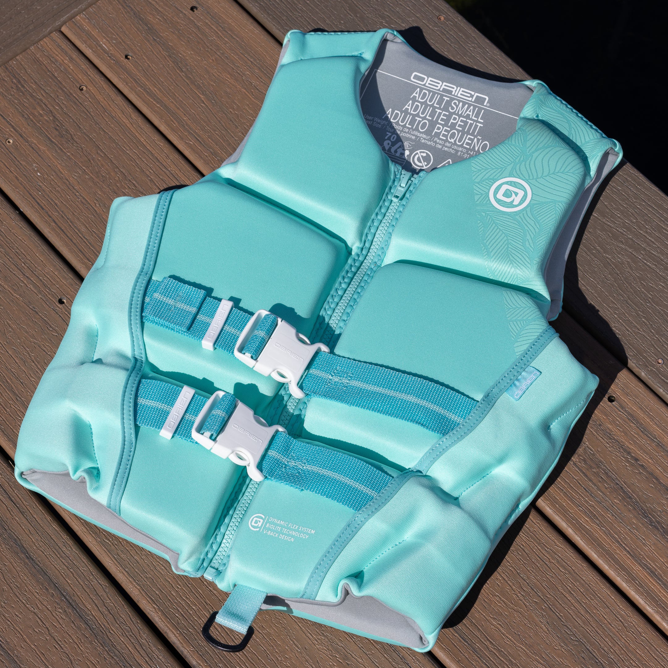 O'Brien Women's V-Back Life Jacket - Mint - Image 2